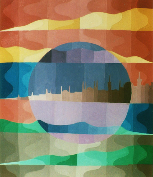 "Le matin d’Istanbul", huile sur carton, 45x38 cm, Collection du Musée d'Art Moderne d'Istanbul, 19A66